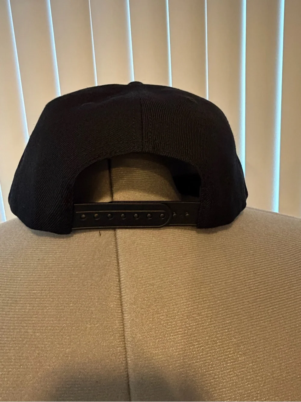 BLVCKSCALE - Embroidered Snapback Hat with White Gothic Lettering